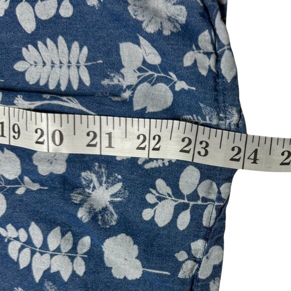 Girls Long Sleeve Floral Dress With Pockets, Full Skirt, Rose Gold Button, SZ 6 - Picture 5 of 14